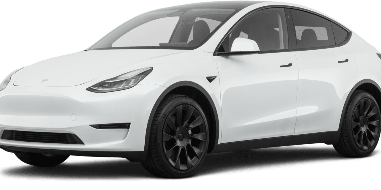 TESLA MODEL Y 2021 5YJYGDED3MF192801 image